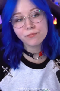 big boobs Blue Mooncat sexy video